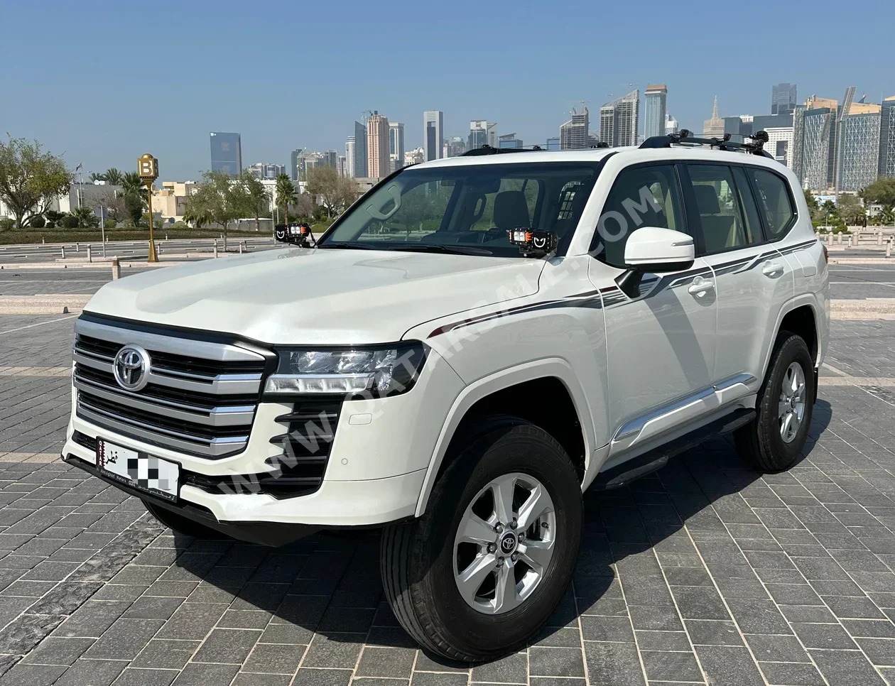 Toyota  Land Cruiser  GXR Twin Turbo  2022  Automatic  113,000 Km  6 Cylinder  Four Wheel Drive (4WD)  SUV  Pearl  With Warranty
