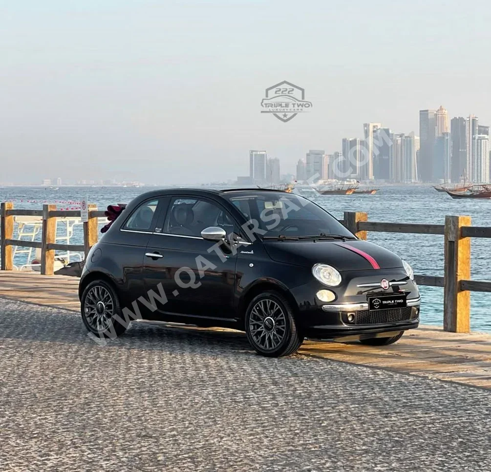 Fiat  500  2014  Automatic  60,500 Km  4 Cylinder  Front Wheel Drive (FWD)  Hatchback  Black