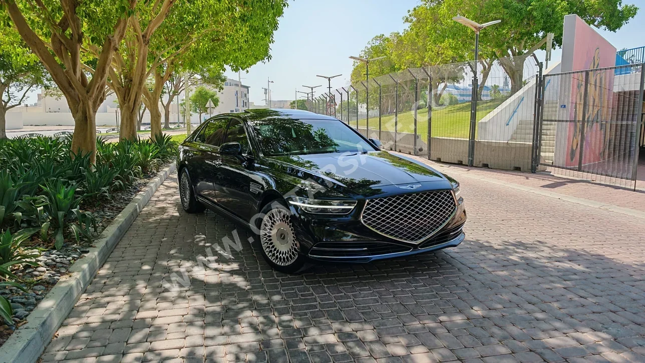 Genesis  G90  2020  Automatic  22,000 Km  6 Cylinder  All Wheel Drive (AWD)  Sedan  Black  With Warranty