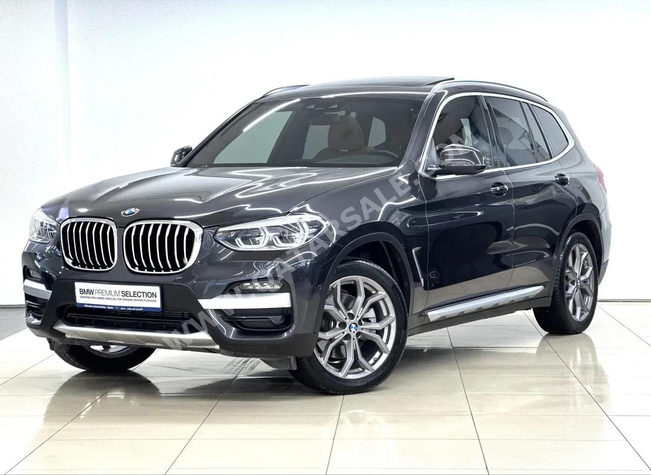 BMW  X-Series  X3 30i  2021  Automatic  56,000 Km  4 Cylinder  Four Wheel Drive (4WD)  SUV  Gray  With Warranty