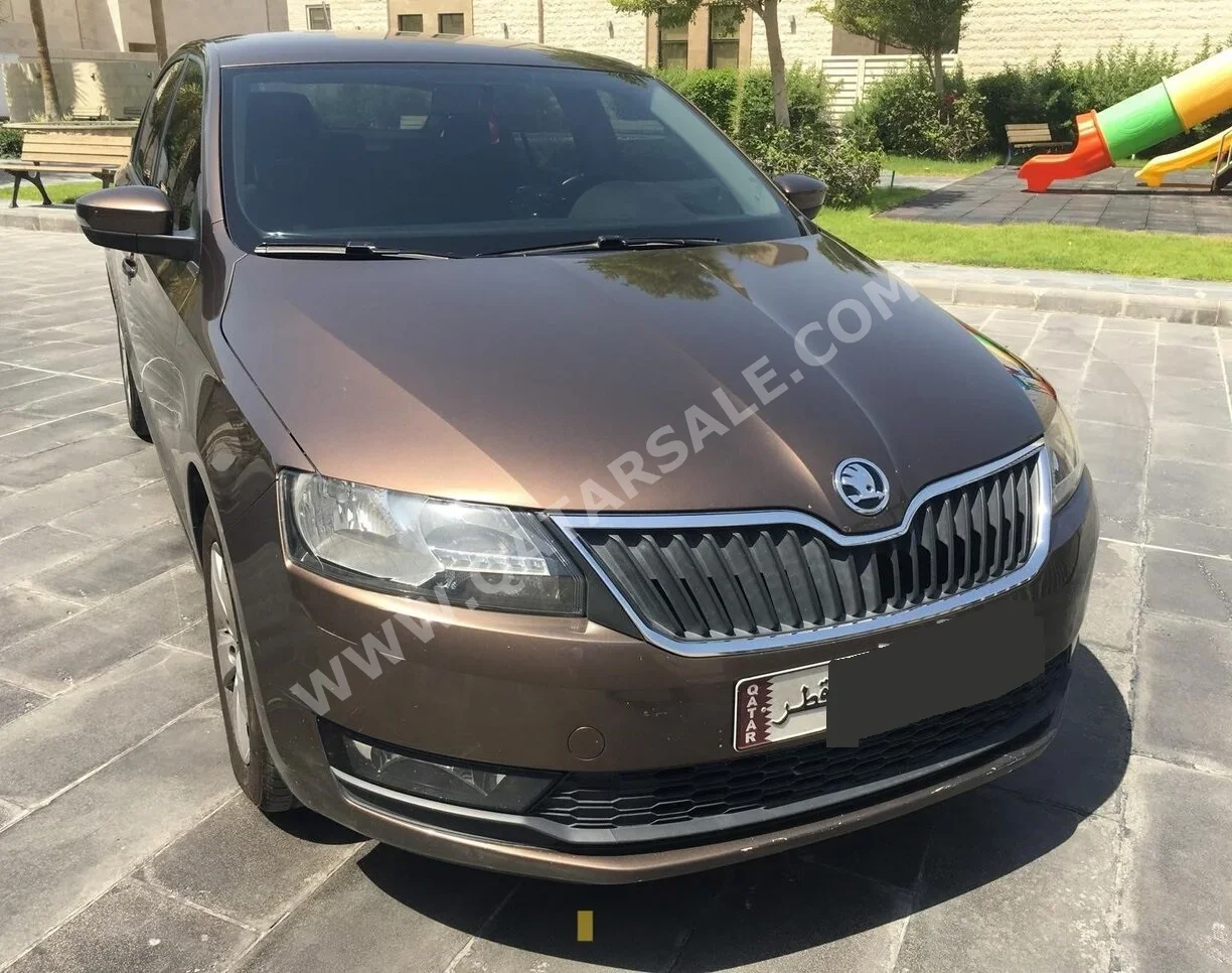 Skoda  Rapid  2019  Automatic  121,000 Km  4 Cylinder  Sedan  Brown