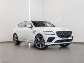 Genesis  GV 80  Coupe  2025  Automatic  2,600 Km  6 Cylinder  Rear Wheel Drive (RWD)  Sedan  White  With Warranty