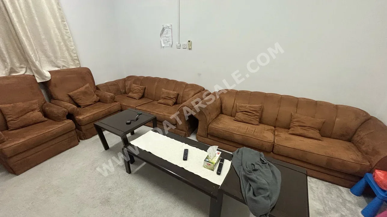 Sofas, Couches & Chairs Sofa Set  - Brown
