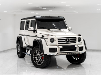 Mercedes-Benz  G-Class  500 4X4  2017  Automatic  72,000 Km  8 Cylinder  Four Wheel Drive (4WD)  SUV  White