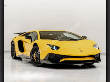 Lamborghini  Aventador  SV  2016  Automatic  50,000 Km  12 Cylinder  Rear Wheel Drive (RWD)  Coupe / Sport  Yellow