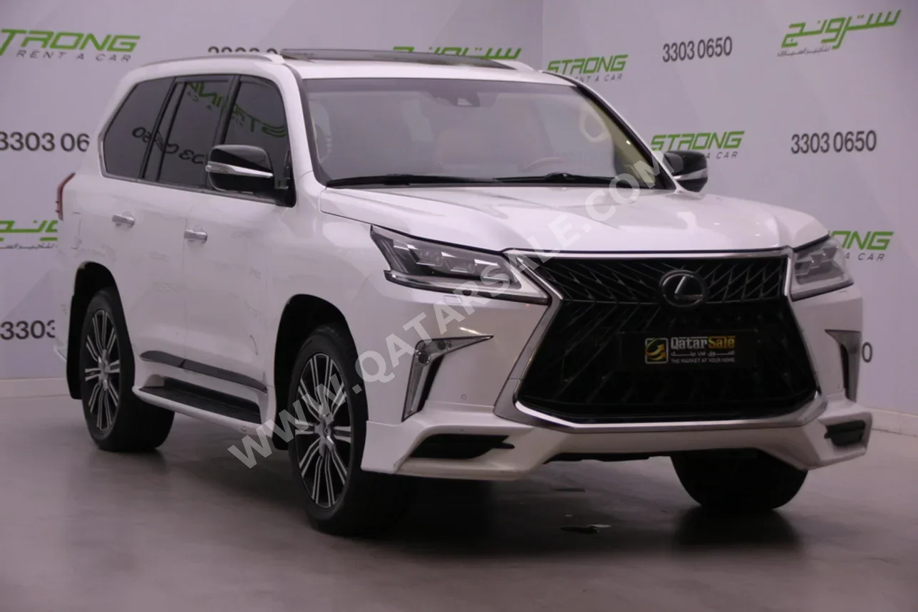 Lexus  LX  570 S  2019  Automatic  205,000 Km  8 Cylinder  Four Wheel Drive (4WD)  SUV  White