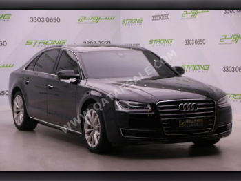 Audi  A8  L  2017  Automatic  38,000 Km  6 Cylinder  All Wheel Drive (AWD)  Sedan  Black