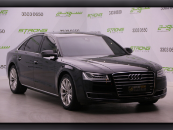Audi  A8  L  2017  Automatic  38,000 Km  6 Cylinder  All Wheel Drive (AWD)  Sedan  Black