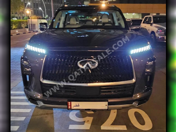 Infiniti  QX  80  2025  Automatic  5,300 Km  6 Cylinder  All Wheel Drive (AWD)  SUV  Gray Metallic  With Warranty