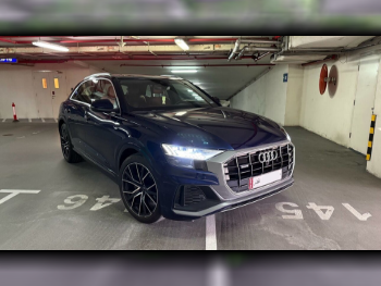 Audi  Q8  TFSI Quattro  2019  Automatic  89,000 Km  6 Cylinder  All Wheel Drive (AWD)  SUV  Dark Blue  With Warranty