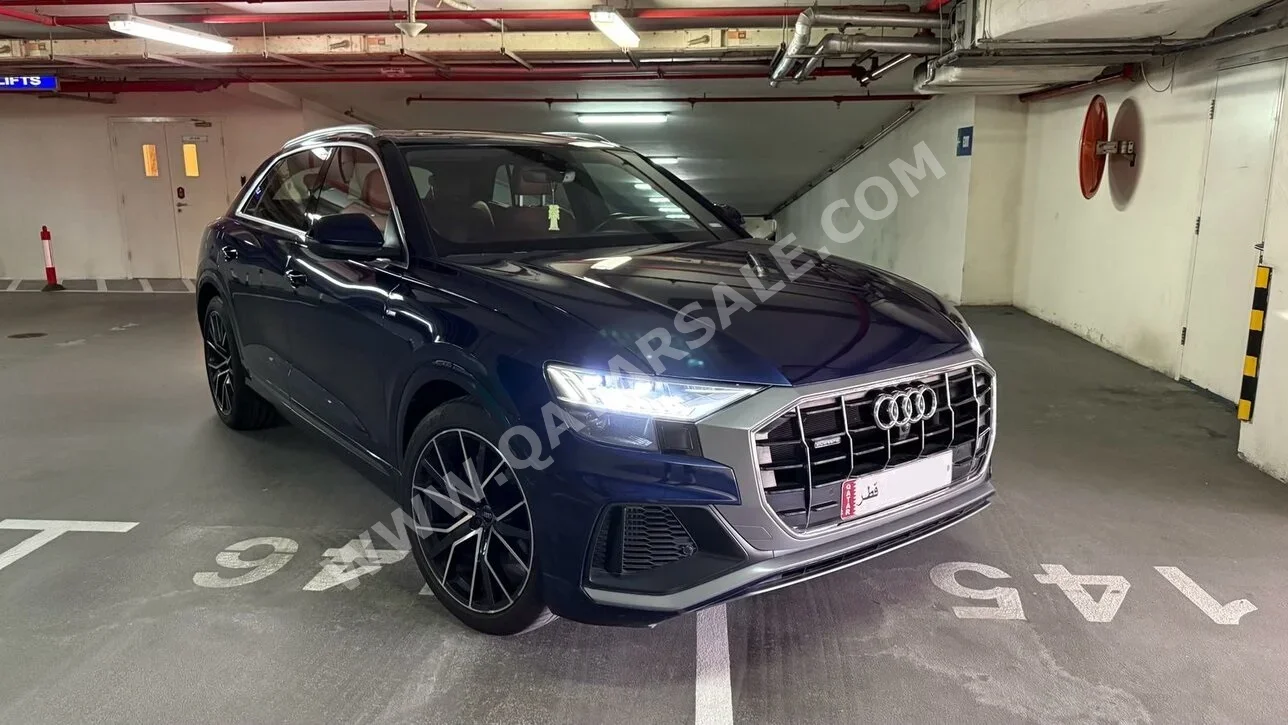 Audi  Q8  TFSI Quattro  2019  Automatic  89,000 Km  6 Cylinder  All Wheel Drive (AWD)  SUV  Dark Blue  With Warranty