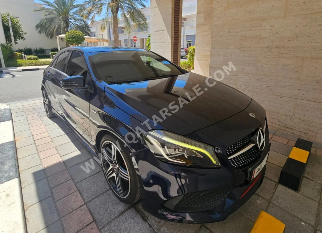 Mercedes-Benz  A-Class  250  2018  Automatic  148,000 Km  4 Cylinder  Rear Wheel Drive (RWD)  Hatchback  Dark Blue