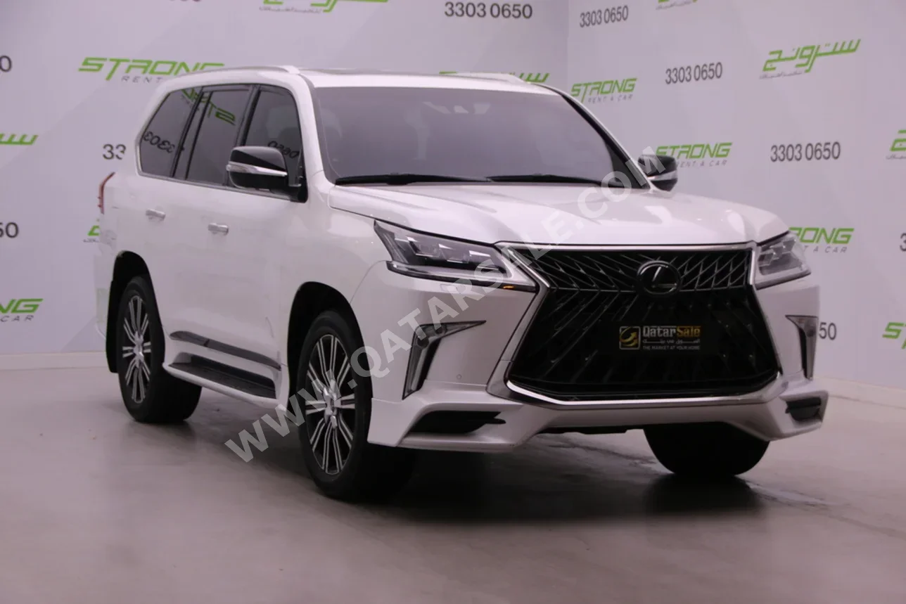 Lexus  LX  570 S  2018  Automatic  240,000 Km  8 Cylinder  Four Wheel Drive (4WD)  SUV  White