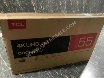 Television (TV) TCL  - 55 Inch  - 4K or UHD  - Smart TV