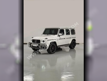 Mercedes-Benz  G-Class  63 AMG  2019  Automatic  80,000 Km  8 Cylinder  Four Wheel Drive (4WD)  SUV  White