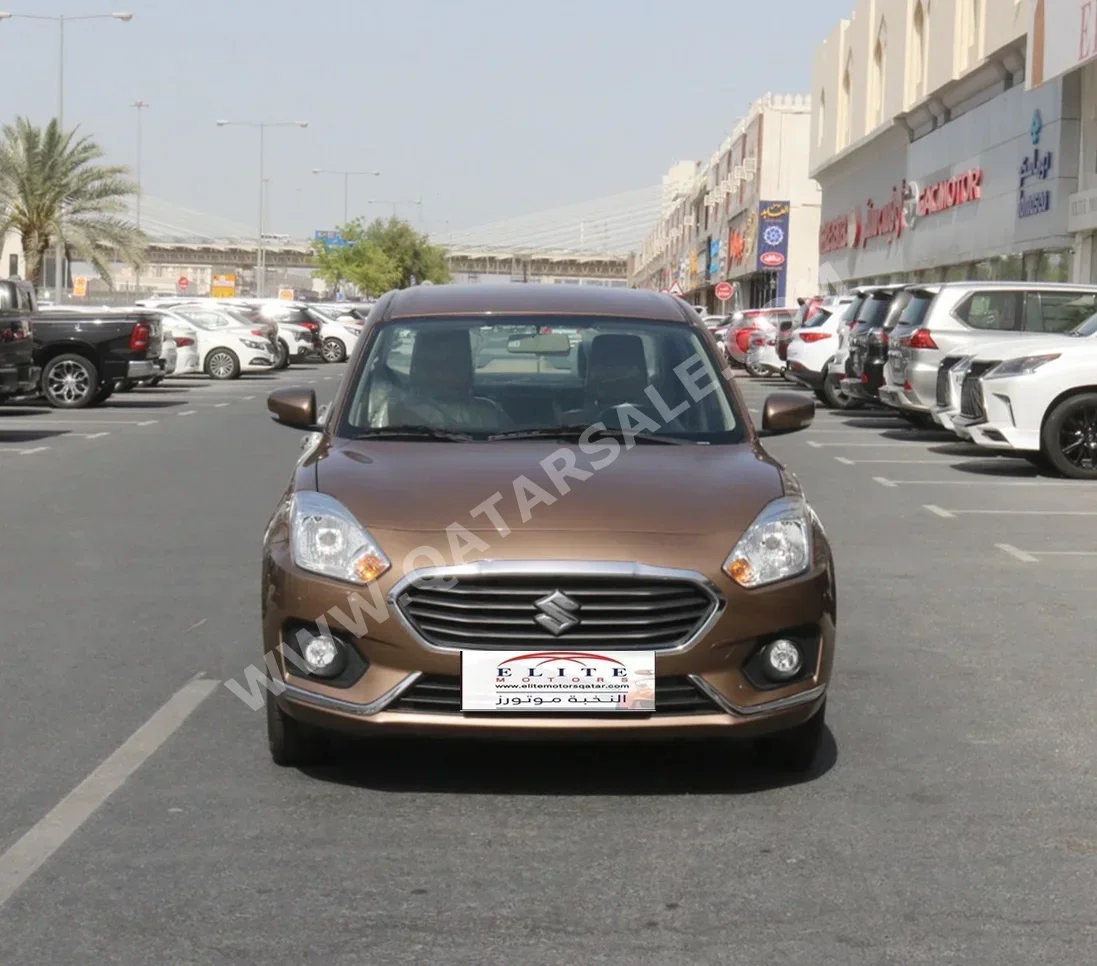 Suzuki  Dzire  2019  Automatic  277,000 Km  4 Cylinder  Front Wheel Drive (FWD)  Hatchback  Brown