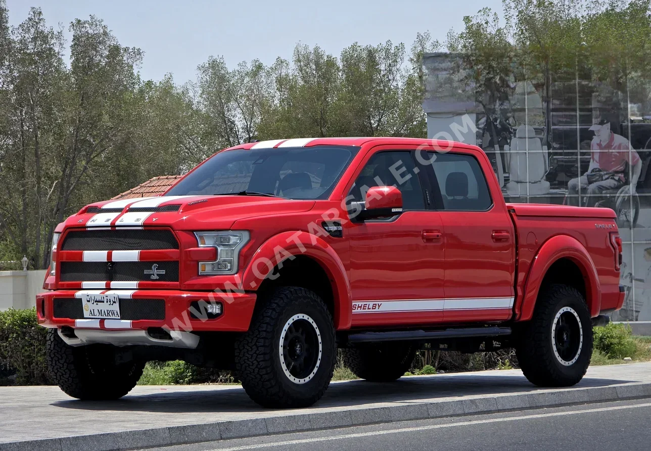 Ford  F  150 Shelby  2017  Automatic  81,000 Km  8 Cylinder  Four Wheel Drive (4WD)  Pick Up  Red