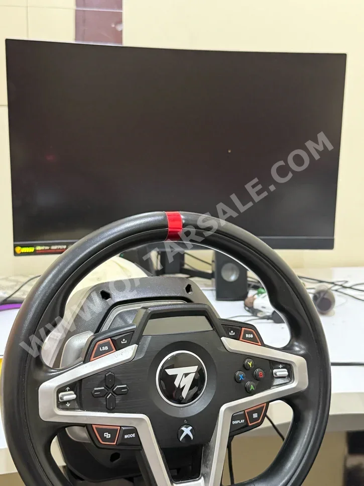 Console Accessories Steering Wheel with Shifter  - Black