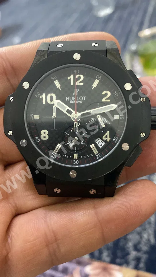 Watches - Hublot  - Quartz Watch  - Black  - Men Watches