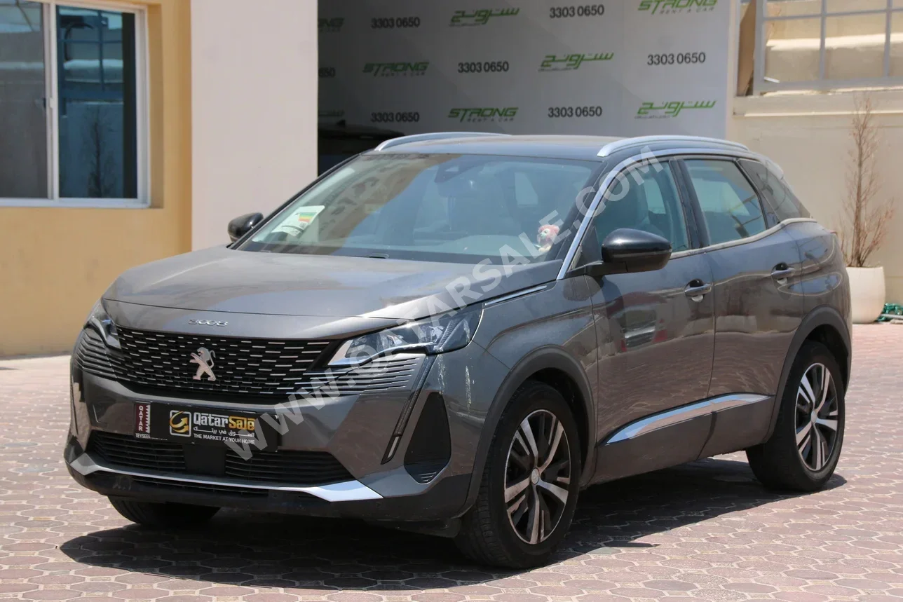 Peugeot  3008  Active  2023  Automatic  39,700 Km  4 Cylinder  Four Wheel Drive (4WD)  SUV  Gray  With Warranty