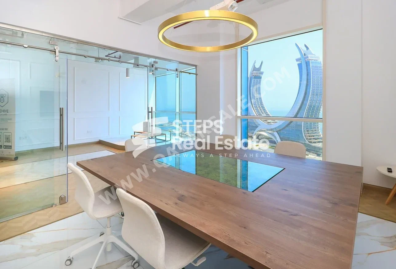 Commercial Offices - Fully Furnished  - Lusail  - Marina District