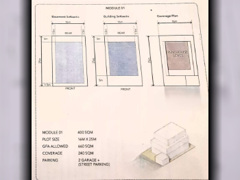 Lands For Sale in Lusail  -Area Size 400 Square Meter