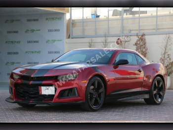 Chevrolet  Camaro  RS  2014  Automatic  190,000 Km  6 Cylinder  Rear Wheel Drive (RWD)  Coupe / Sport  Maroon and Black