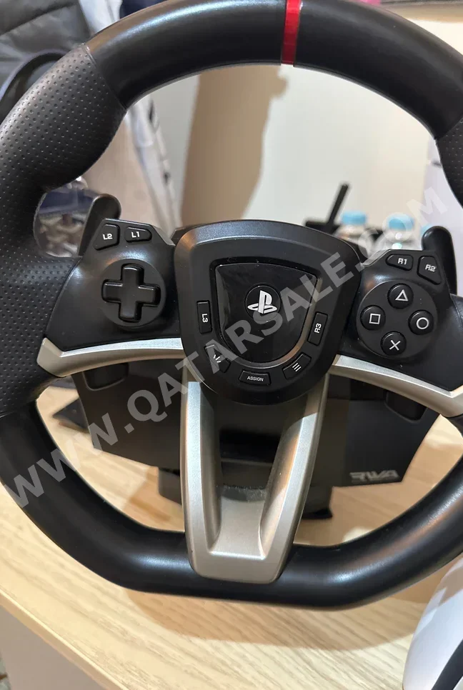 Console Accessories Steering Wheel with Shifter  - Sony  - PlayStation 5  - Black