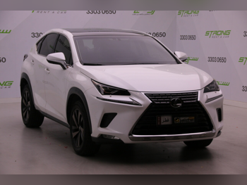 Lexus  NX  300  2018  Automatic  98,000 Km  4 Cylinder  Four Wheel Drive (4WD)  SUV  White  With Warranty