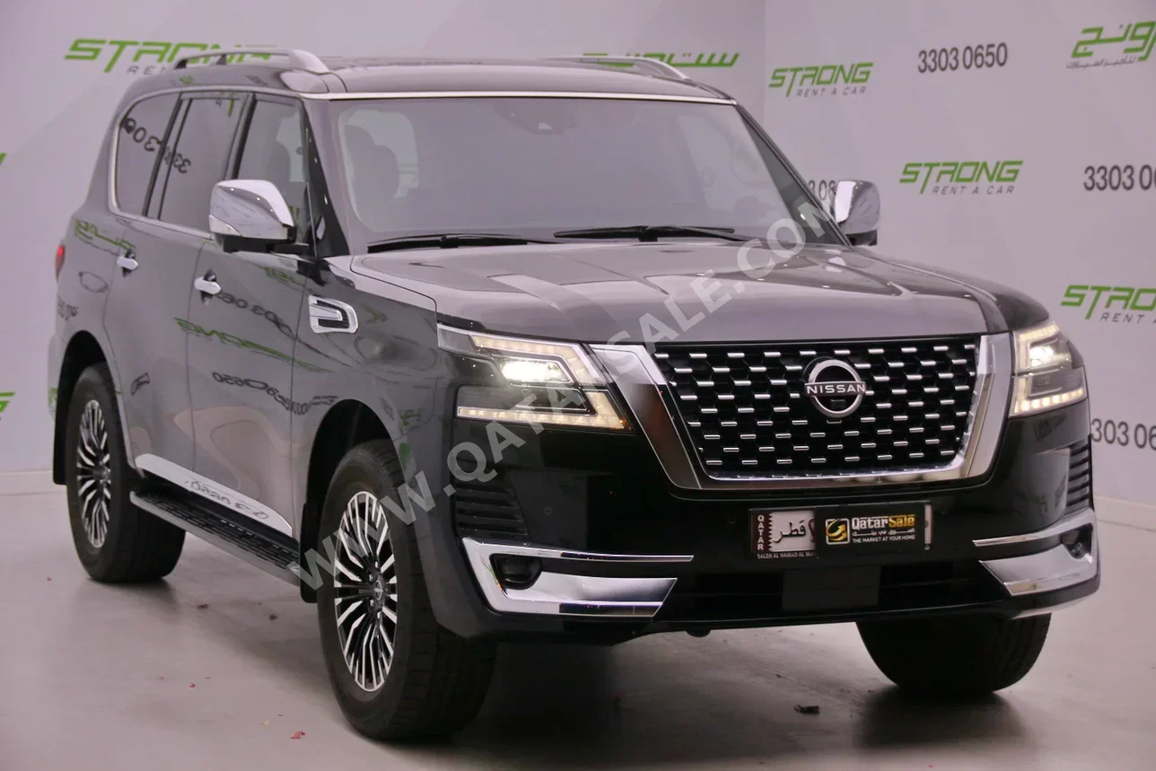 Nissan  Patrol  Platinum  2022  Automatic  63,812 Km  6 Cylinder  Four Wheel Drive (4WD)  SUV  Black