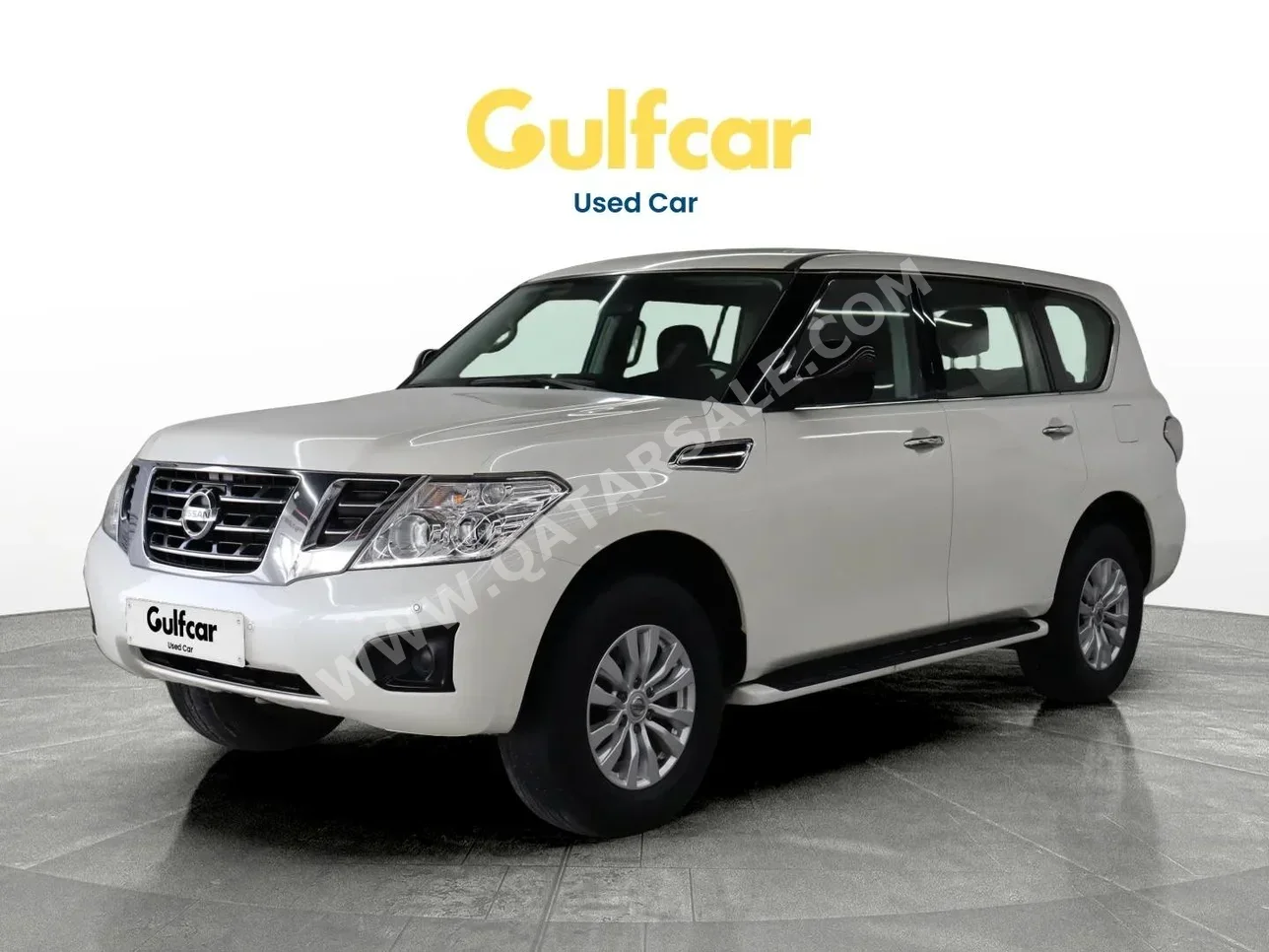 Nissan  Patrol  XE  2019  Automatic  97,129 Km  6 Cylinder  All Wheel Drive (AWD)  SUV  White  With Warranty