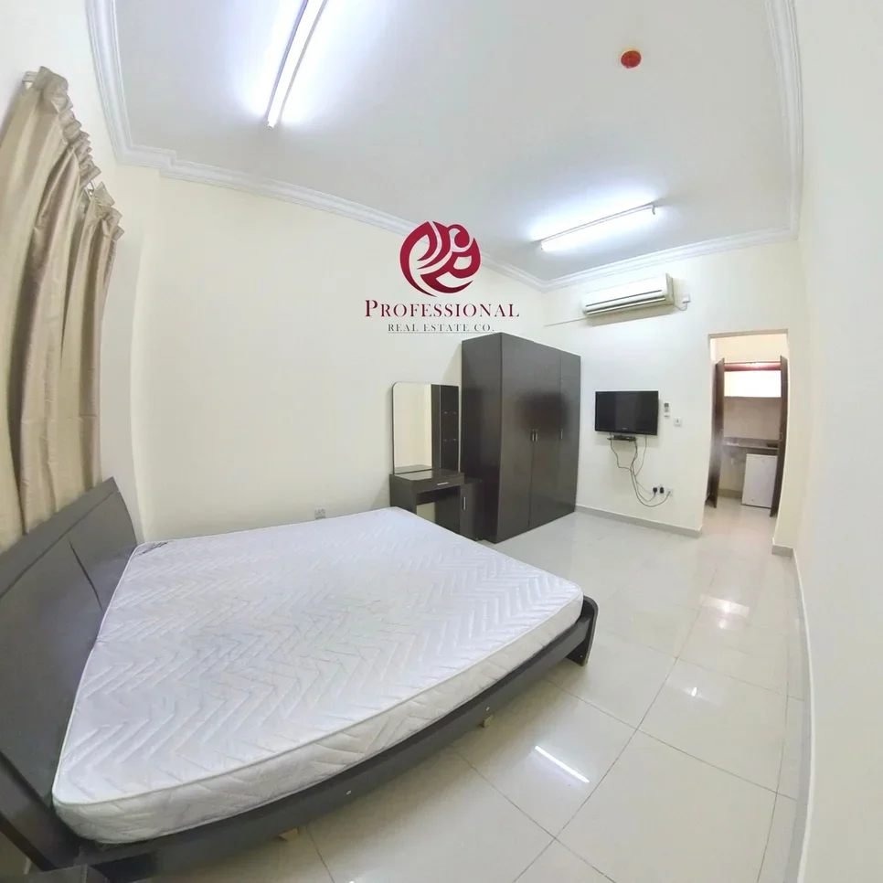 1 Bedrooms  Studio  For Rent  in Doha -  Fereej Bin Mahmoud  Fully Furnished
