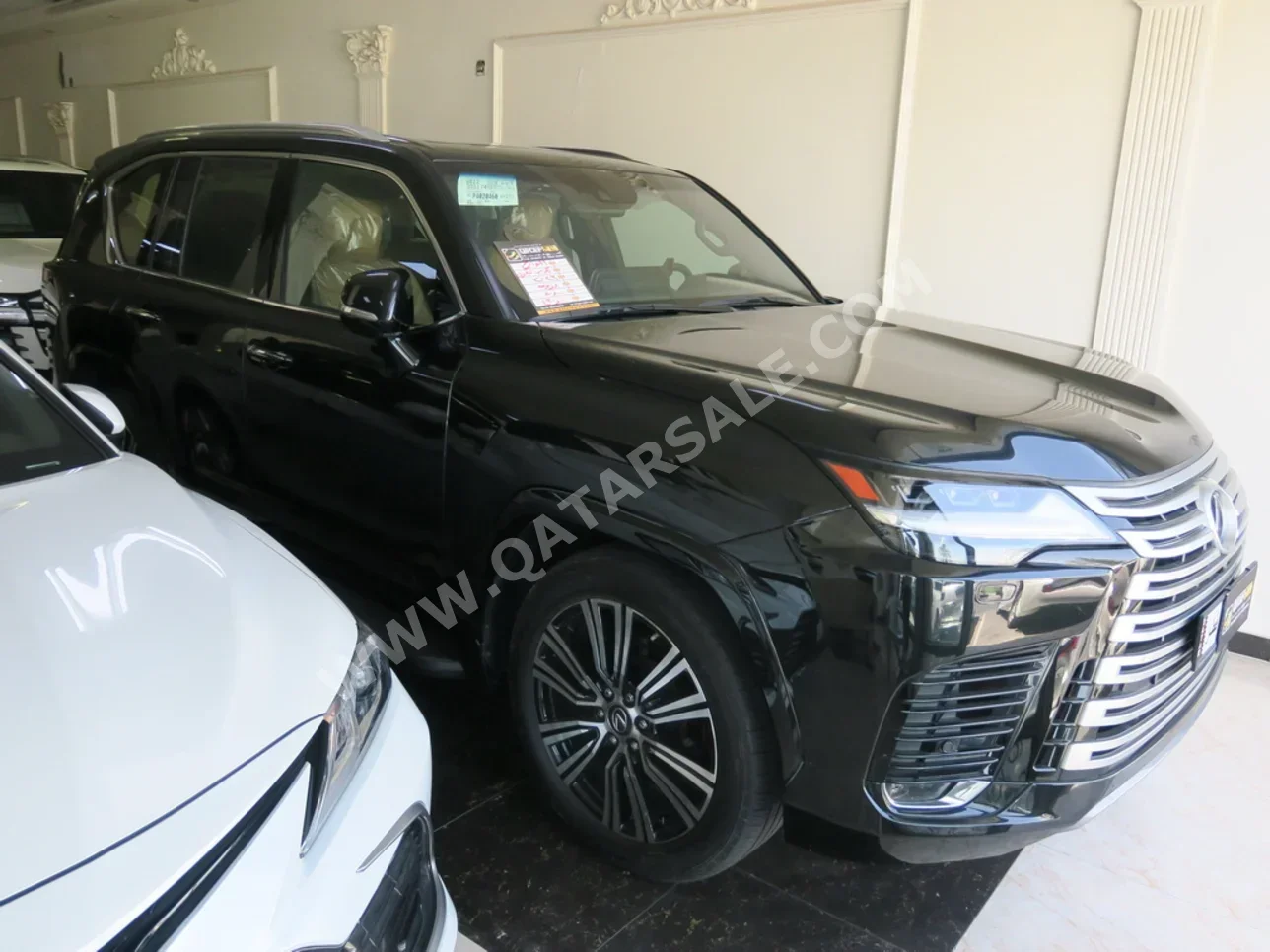 Lexus  LX  600 Luxury  2023  Automatic  50,000 Km  6 Cylinder  Four Wheel Drive (4WD)  SUV  Black  With Warranty