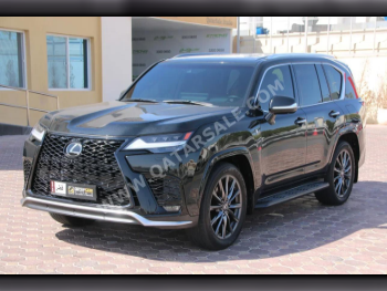Lexus  LX  600 F Sport  2022  Automatic  32,000 Km  6 Cylinder  Four Wheel Drive (4WD)  SUV  Black  With Warranty