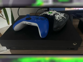 Video Games Consoles - Microsoft  - Xbox One X  - 1 TB  -Included Controllers: 2