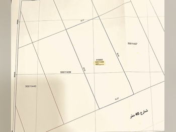 Lands For Sale  in Doha  - Al Thumama  -Area Size 632 Square Meter