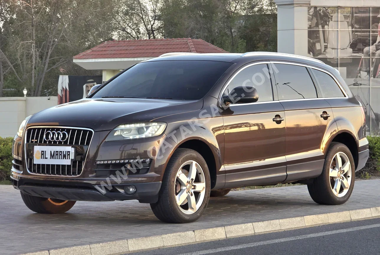 Audi  Q7  2012  Automatic  120,000 Km  6 Cylinder  Four Wheel Drive (4WD)  SUV  Brown
