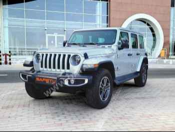 Jeep  Wrangler  Sahara  2023  Automatic  26,000 Km  6 Cylinder  Four Wheel Drive (4WD)  SUV  Silver  With Warranty