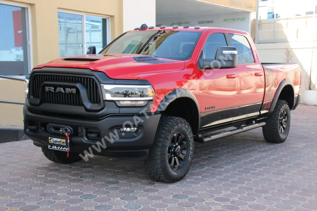 Dodge  Ram  2500 Power Wagon  2024  Automatic  6,000 Km  8 Cylinder  Four Wheel Drive (4WD)  Pick Up  Red  With Warranty
