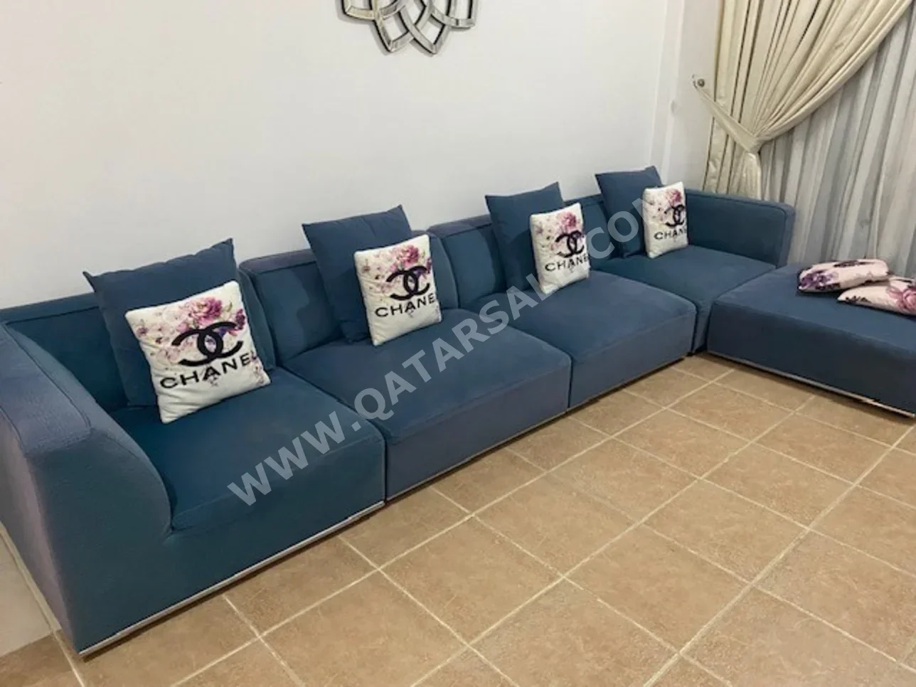 Sofas, Couches & Chairs Corner Sofas  - Blue