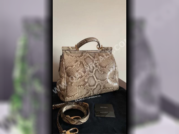 Purses  - Beige  - Genuine Leather  - For Women
