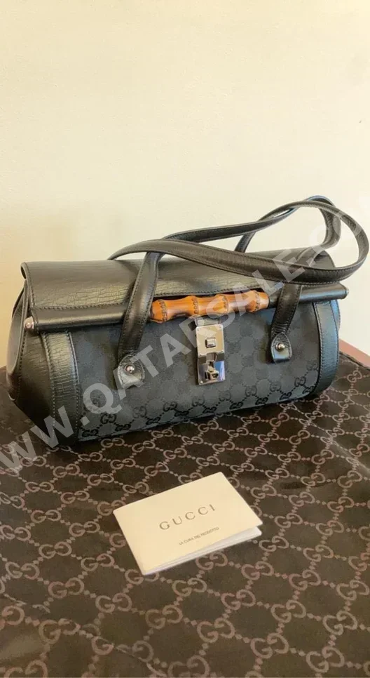 Purses  - Black  - Genuine Leather  - For Women