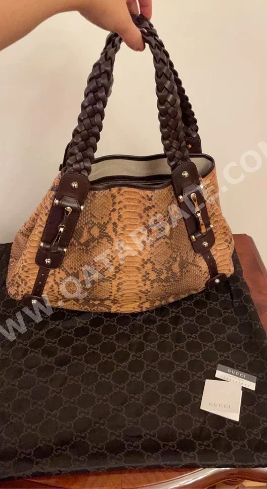 Purses  - Brown  - Genuine Leather  - For Women