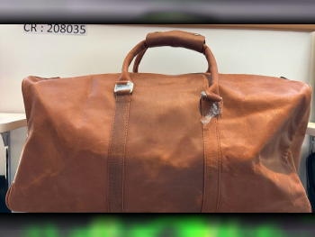 Travel Bags  - Brown  - Faux Leather  - Unisex