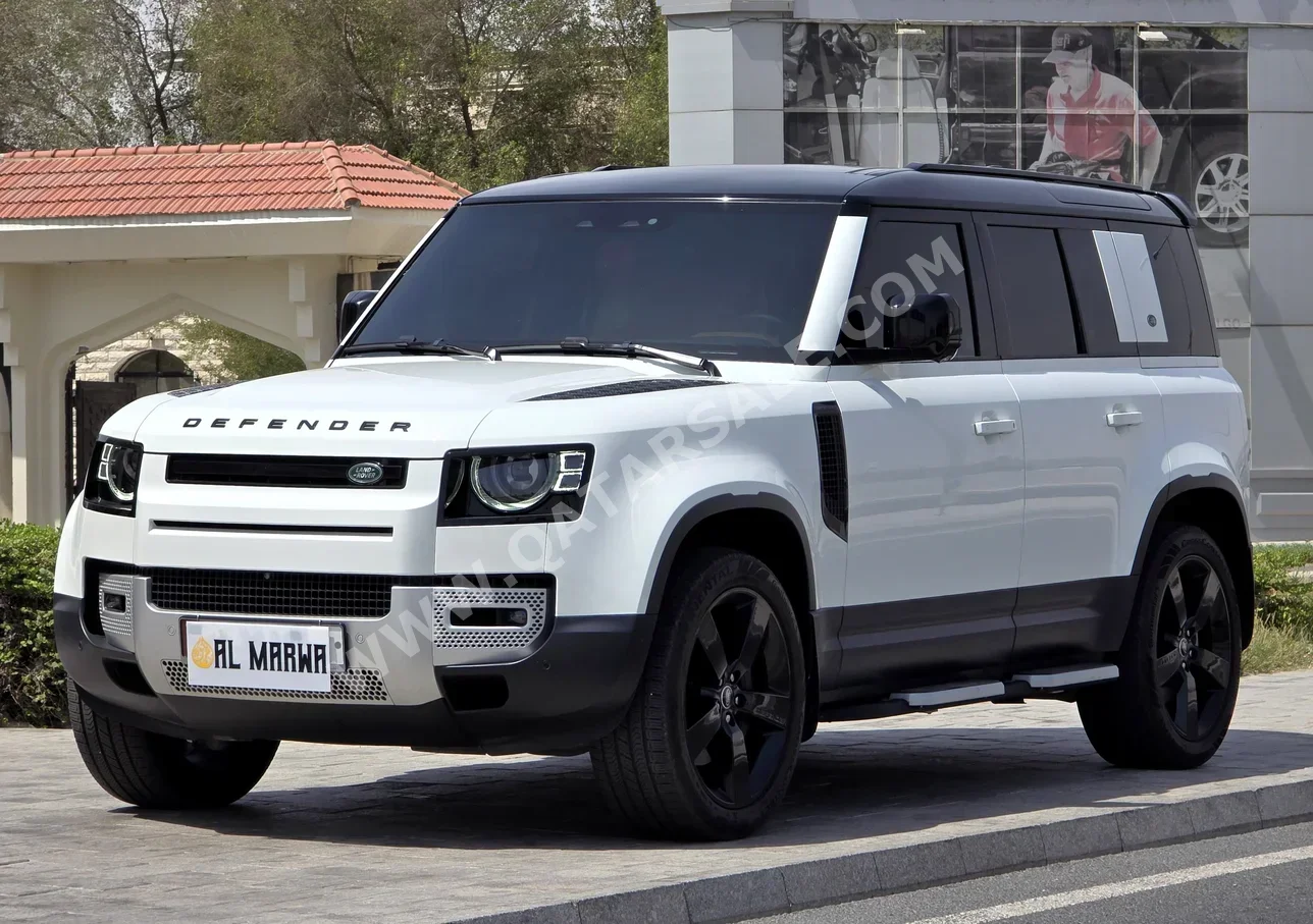 Land Rover  Defender  110 HSE  2024  Automatic  24,000 Km  6 Cylinder  Four Wheel Drive (4WD)  SUV  White  With Warranty