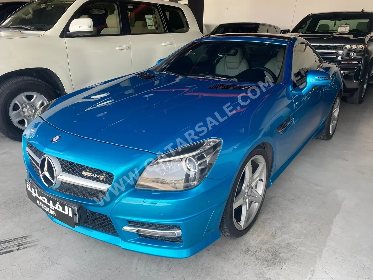 Mercedes-Benz  SLK  200  2016  Automatic  141,000 Km  4 Cylinder  Rear Wheel Drive (RWD)  Convertible  Blue