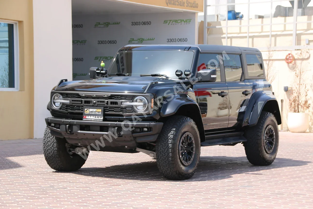 Ford  Bronco  Raptor  2023  Automatic  29,000 Km  6 Cylinder  Four Wheel Drive (4WD)  SUV  Black  With Warranty
