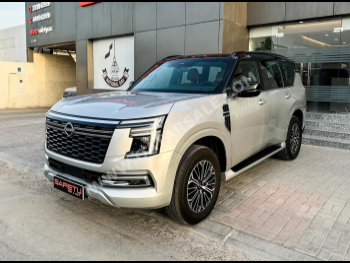 Nissan  Patrol  SE Platinum  2025  Automatic  4,000 Km  6 Cylinder  Four Wheel Drive (4WD)  SUV  Silver  With Warranty