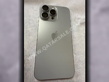 Apple  - iPhone 15  - Pro Max  - Natural Titanium  - 256 GB