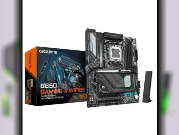 اللوحات الأم جيجابايت  أي ام دي  دي دي ار 4  2020  B850M GAMING X WIFI 6E  ام . 2  5400 ميجا هيرتز  اي ام 4  4  2  256 جيجابايت  2  واي فاي 6  2 × 10 جيجابت / ثانية + 2 × 1000 ميجابت / ثانية  ضمان \  اي ام دي 870  ميني اي تي اكس